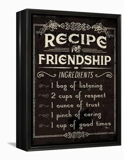 Life Recipes III-Jess Aiken-Framed Stretched Canvas