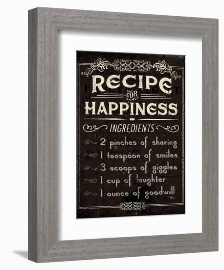 Life Recipes IV-Jess Aiken-Framed Premium Giclee Print