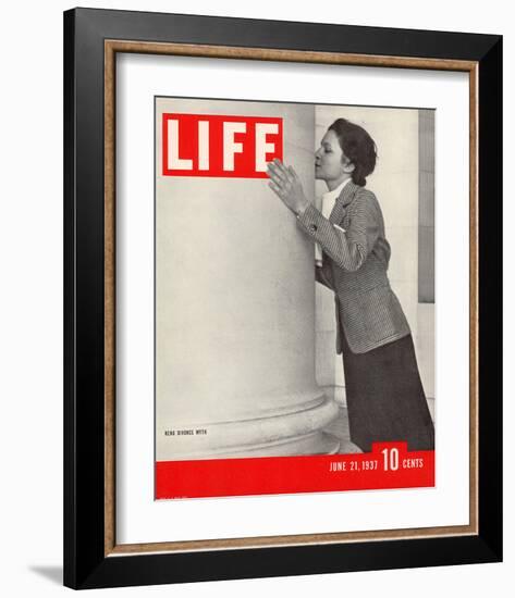 LIFE Reno Divorce Myth 1937-null-Framed Art Print