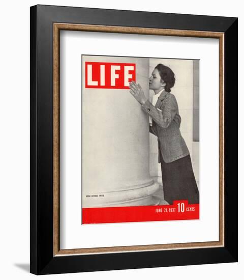 LIFE Reno Divorce Myth 1937-null-Framed Premium Giclee Print
