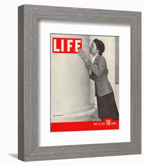 LIFE Reno Divorce Myth 1937-null-Framed Premium Giclee Print
