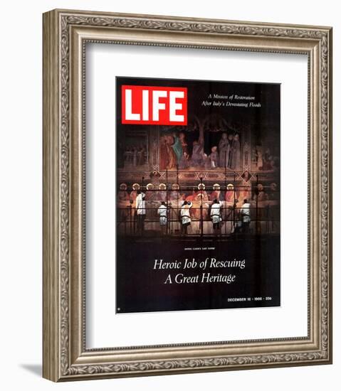 LIFE Rescuing great Heritage-null-Framed Premium Giclee Print