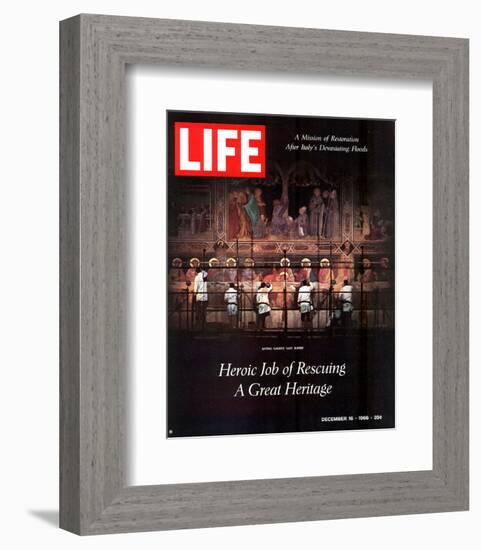 LIFE Rescuing great Heritage-null-Framed Premium Giclee Print