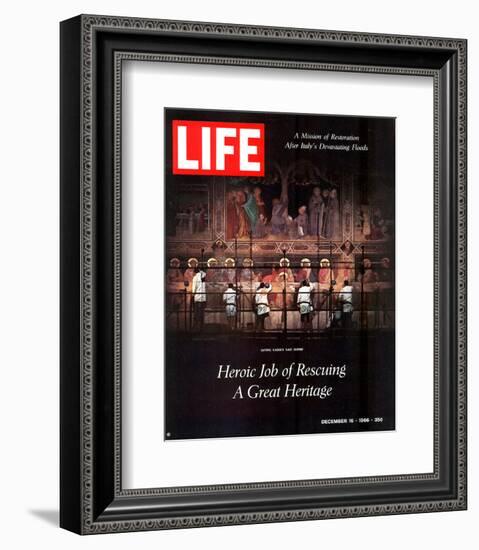 LIFE Rescuing great Heritage-null-Framed Premium Giclee Print