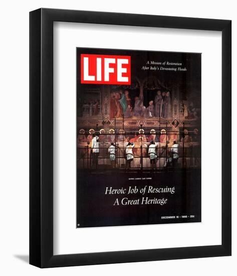 LIFE Rescuing great Heritage-null-Framed Premium Giclee Print