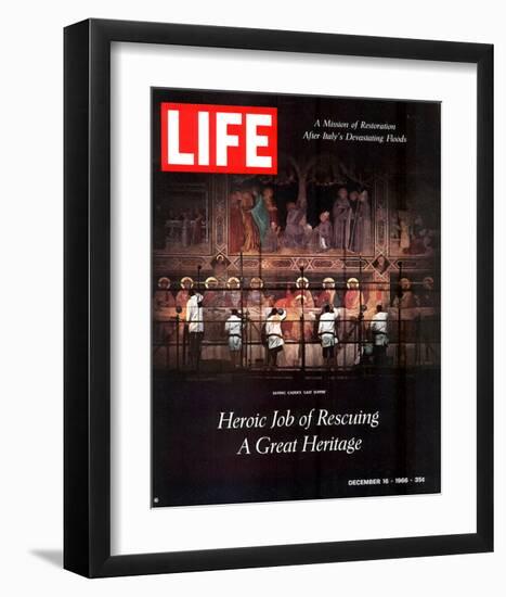 LIFE Rescuing great Heritage-null-Framed Art Print