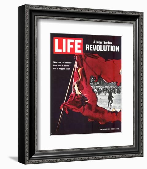 LIFE Revolution Causes… 1969-null-Framed Art Print