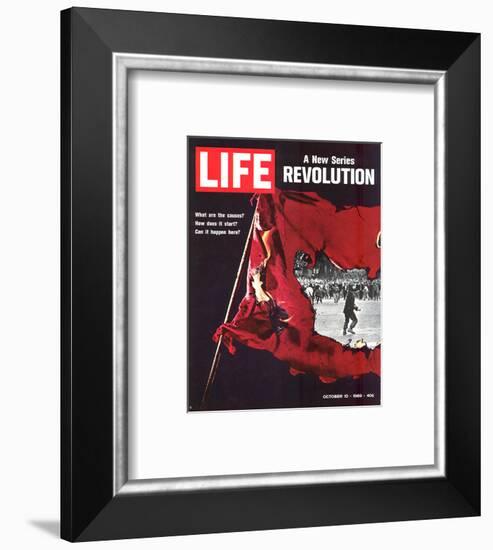 LIFE Revolution Causes… 1969-null-Framed Art Print