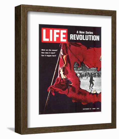 LIFE Revolution Causes… 1969-null-Framed Art Print