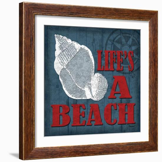 Life's a Beach-Todd Williams-Framed Premium Giclee Print