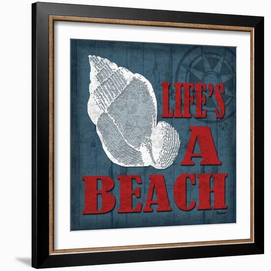 Life's a Beach-Todd Williams-Framed Premium Giclee Print