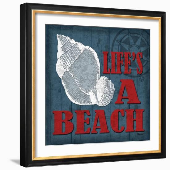 Life's a Beach-Todd Williams-Framed Premium Giclee Print