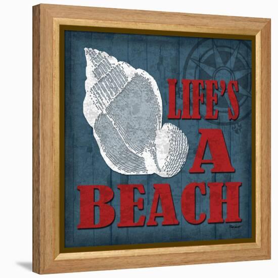 Life's a Beach-Todd Williams-Framed Stretched Canvas