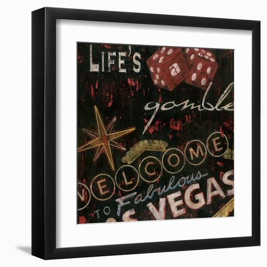 Life's a Gamble-Janet Tava-Framed Art Print