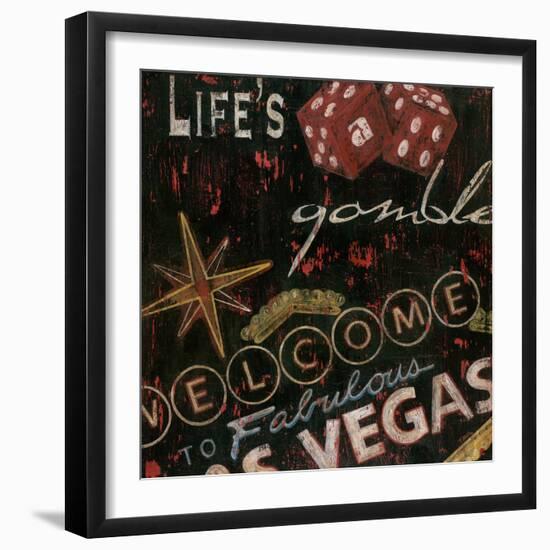 Life's a Gamble-Janet Tava-Framed Art Print