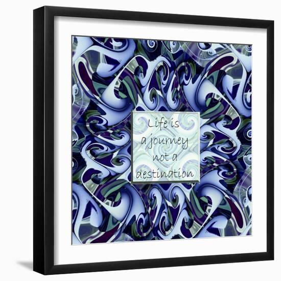 Life's A Journey-Fractalicious-Framed Giclee Print