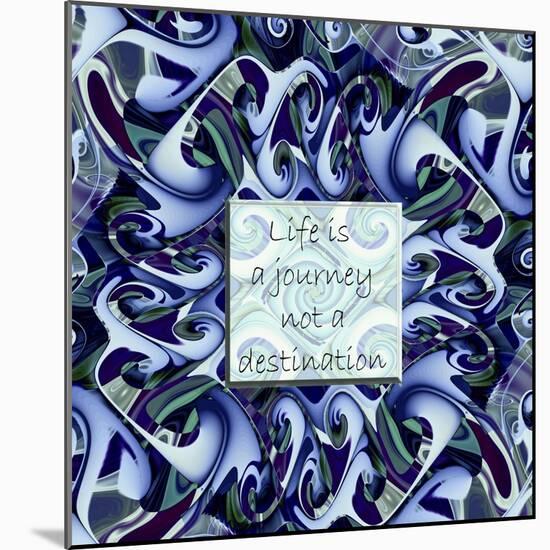 Life's A Journey-Fractalicious-Mounted Giclee Print
