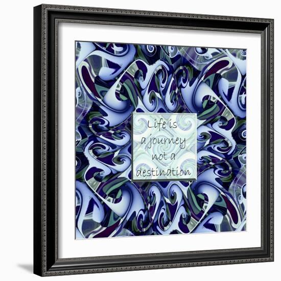 Life's A Journey-Fractalicious-Framed Giclee Print