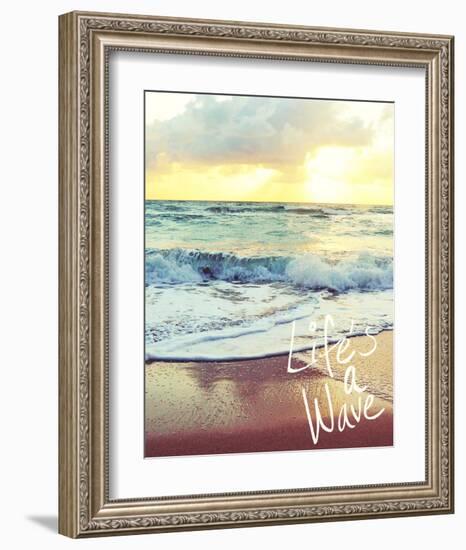 Life's a Wave-Gail Peck-Framed Art Print