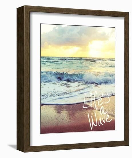 Life's a Wave-Gail Peck-Framed Art Print