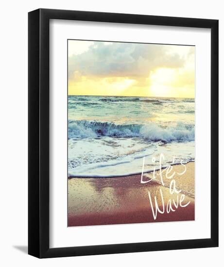 Life's a Wave-Gail Peck-Framed Art Print