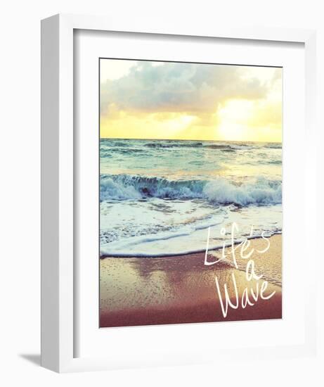 Life's a Wave-Gail Peck-Framed Art Print