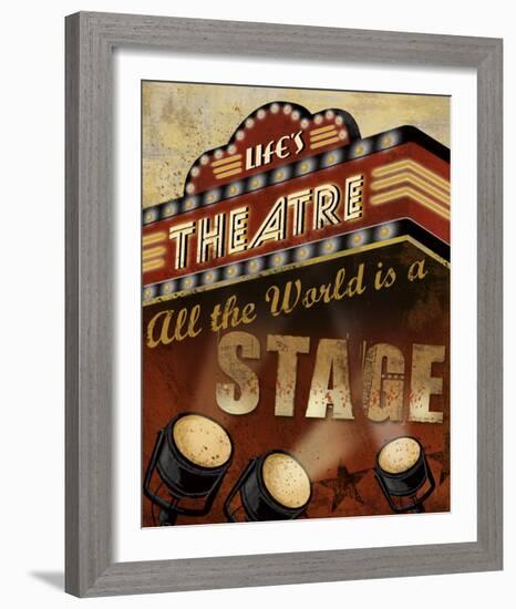 Life's Theatre-Conrad Knutsen-Framed Art Print