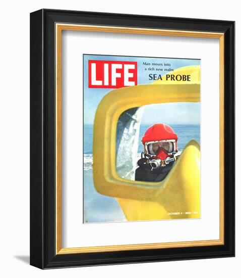 LIFE Sea Probe a new realm-null-Framed Art Print