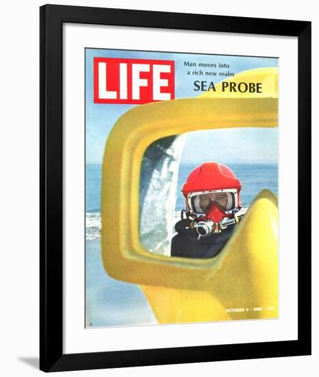 LIFE Sea Probe a new realm-null-Framed Art Print