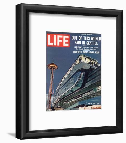 LIFE Seattle World Fair Monorail-null-Framed Art Print