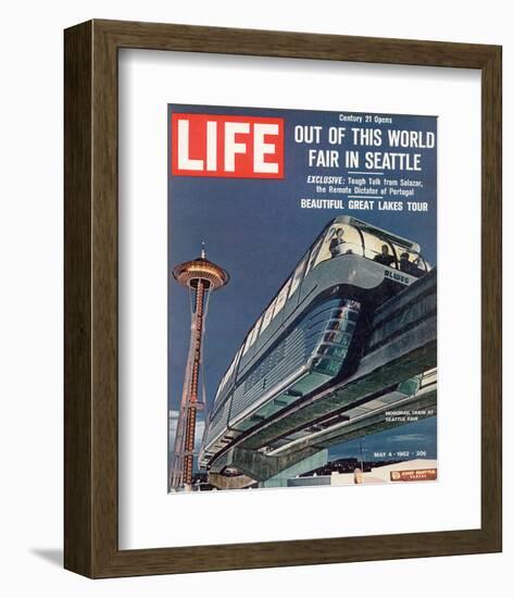 LIFE Seattle World Fair Monorail-null-Framed Art Print