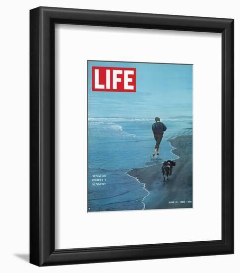 LIFE Senator Rober F. Kennedy-null-Framed Art Print