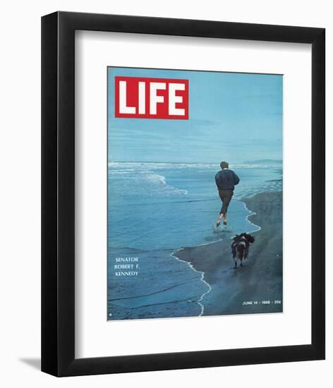 LIFE Senator Rober F. Kennedy-null-Framed Art Print