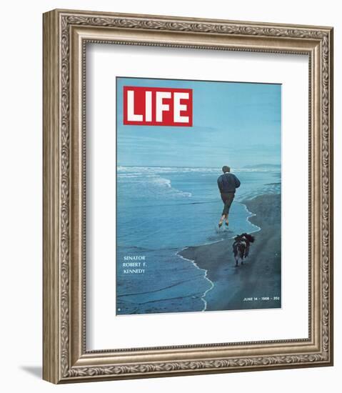 LIFE Senator Rober F. Kennedy-null-Framed Art Print