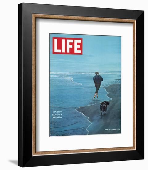 LIFE Senator Rober F. Kennedy-null-Framed Art Print