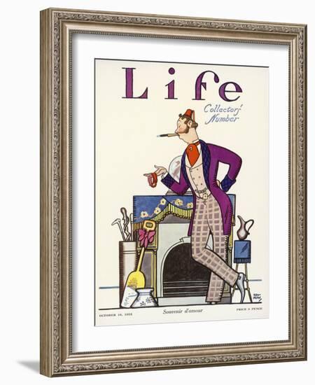 Life, Souvenir D'Amour 1924-Rea Irvin-Framed Art Print