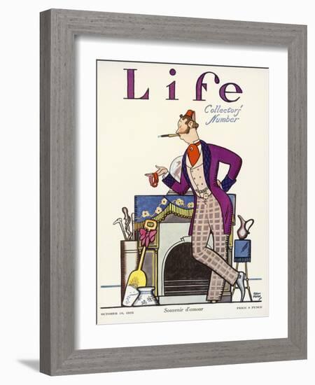 Life, Souvenir D'Amour 1924-Rea Irvin-Framed Art Print