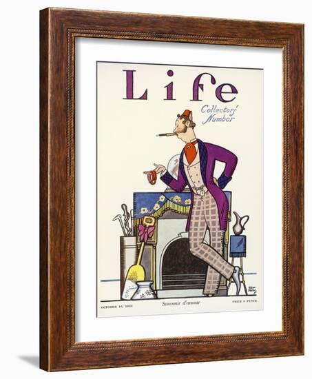 Life, Souvenir D'Amour 1924-Rea Irvin-Framed Art Print