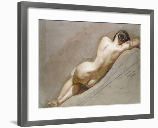 Life Study of the Female Figure-William Edward Frost-Framed Giclee Print