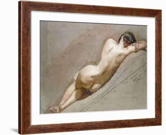 Life Study of the Female Figure-William Edward Frost-Framed Giclee Print