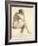 Life Study (Pastel and Pencil on Paper)-William Mulready-Framed Giclee Print