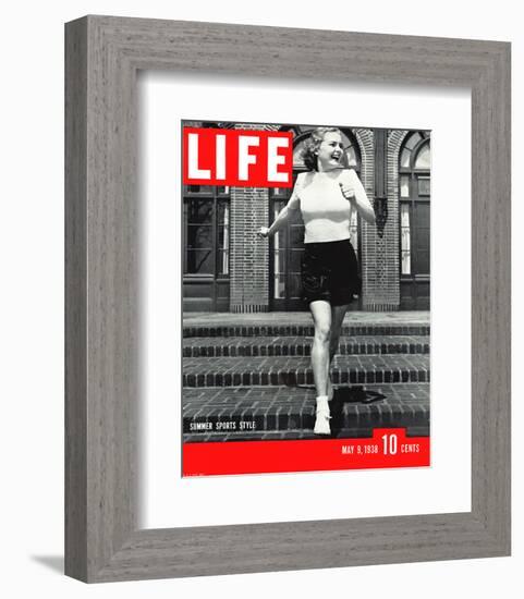 LIFE Summer Sports style 1938-null-Framed Premium Giclee Print