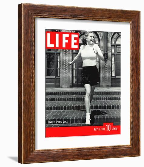 LIFE Summer Sports style 1938-null-Framed Art Print