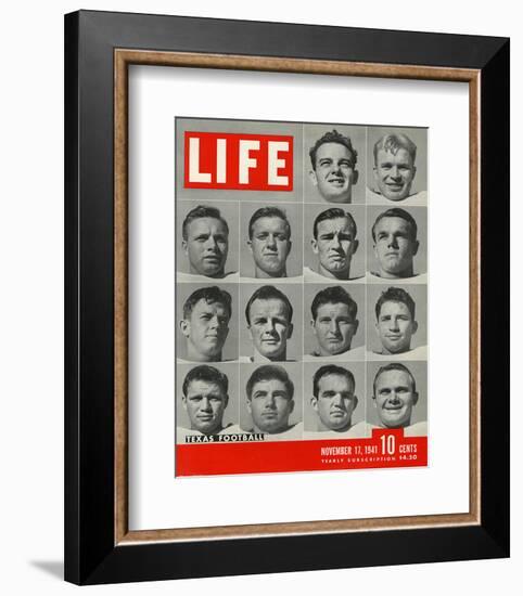 LIFE Texas Football 1941-null-Framed Premium Giclee Print