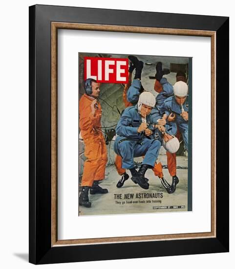 LIFE the new Astronauts 1963-null-Framed Premium Giclee Print