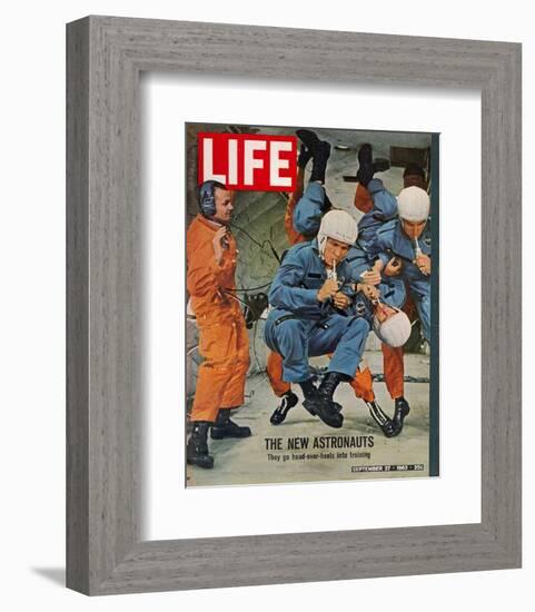 LIFE the new Astronauts 1963-null-Framed Premium Giclee Print