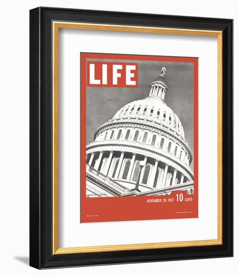 LIFE United States Capitol 1937-null-Framed Premium Giclee Print