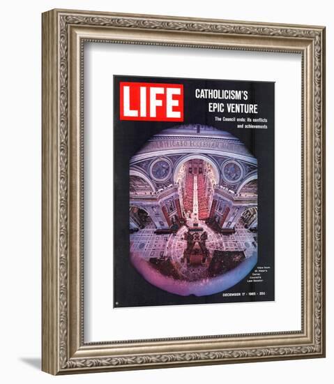 LIFE Vatican Council ends 1965-null-Framed Premium Giclee Print