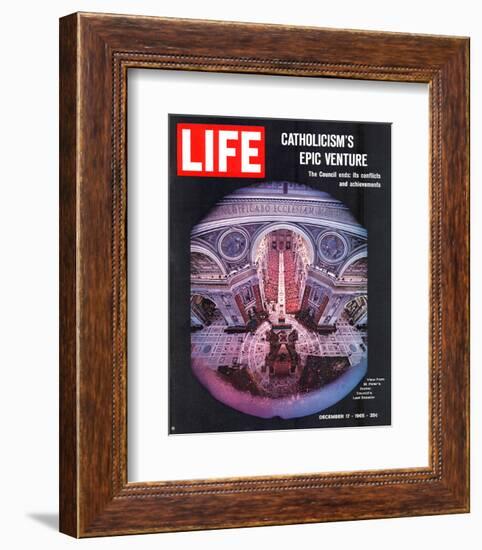 LIFE Vatican Council ends 1965-null-Framed Premium Giclee Print