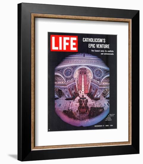 LIFE Vatican Council ends 1965-null-Framed Premium Giclee Print